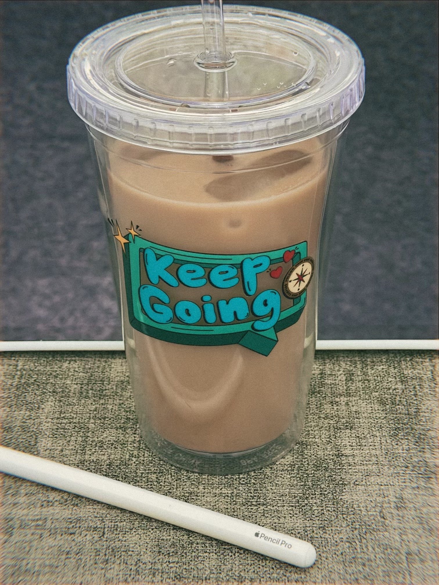 keep going ♡ clear cup product image (1)