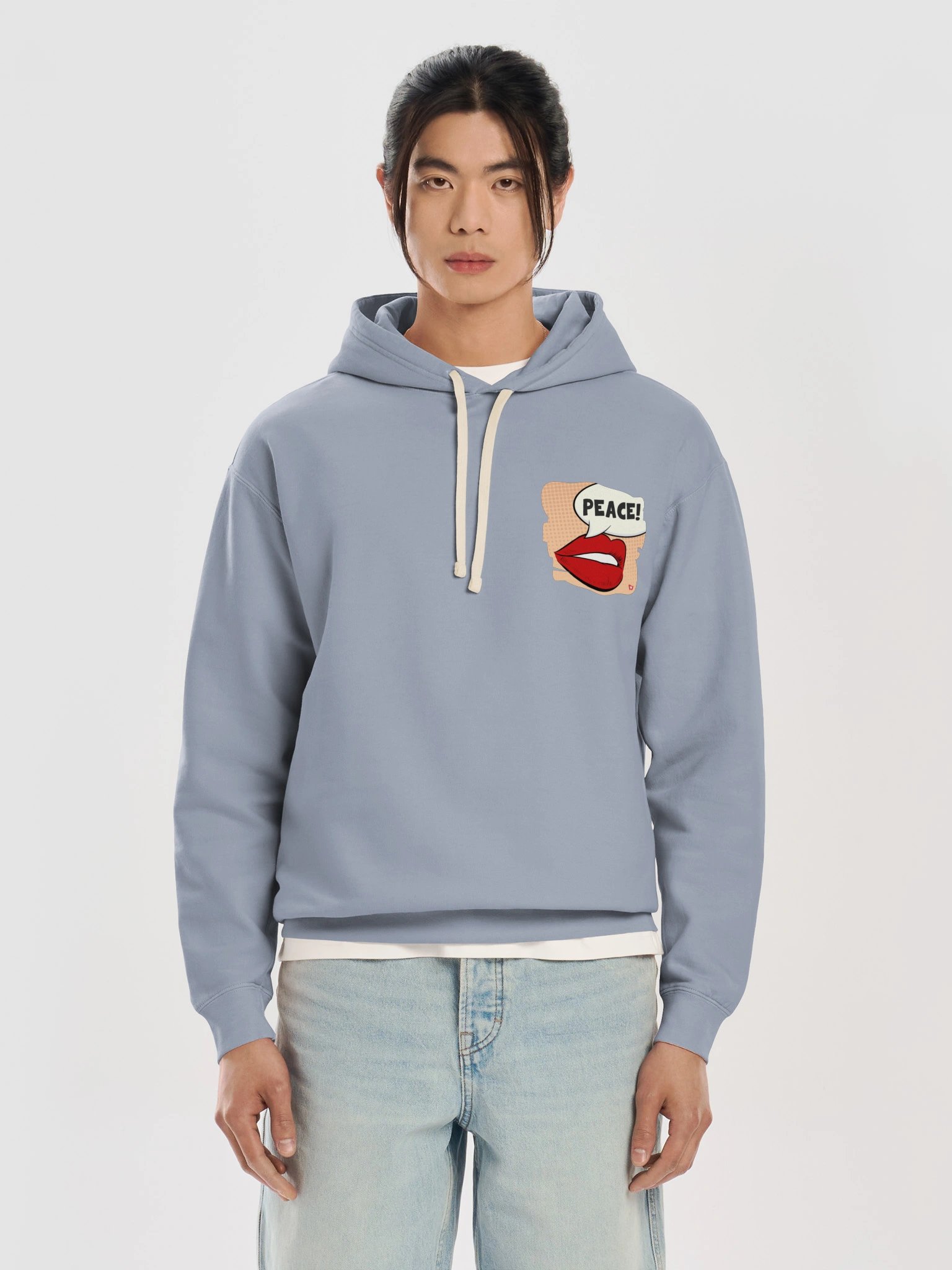 Premium Unisex Hoodie, PEACE. Vintage Style product image (1)