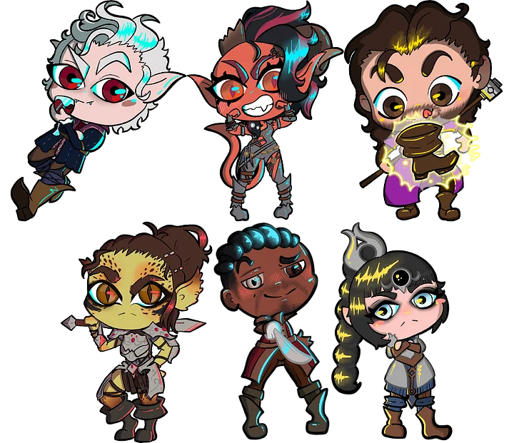 BG3 Mystery Sticker Packs product image (1)