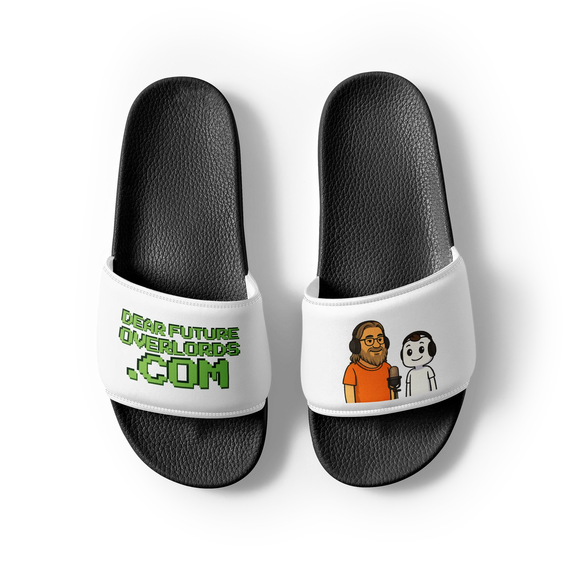 Dear Future Overlords Men’s Slides product image (3)