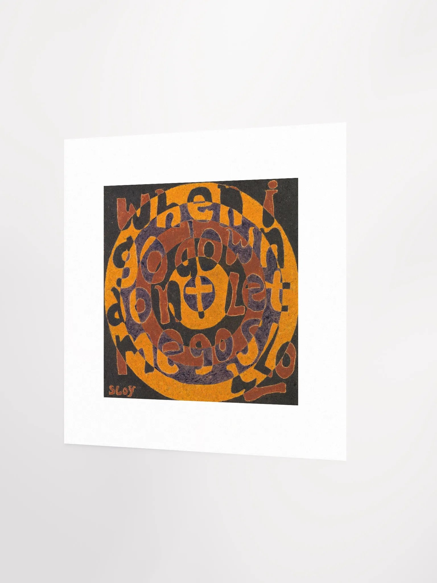 When I Go Down Print product image (3)