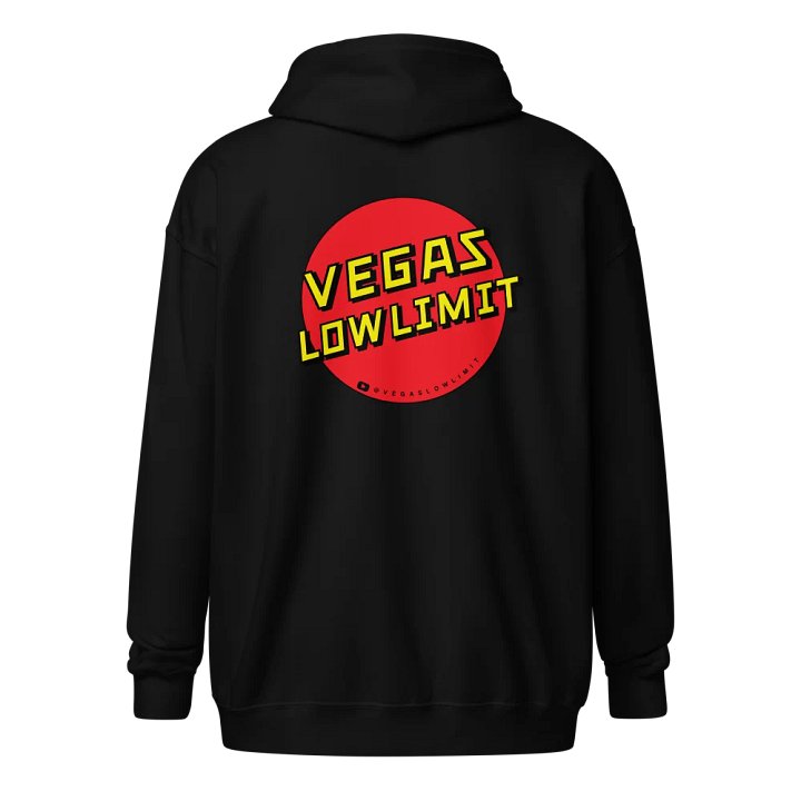 Vegas Low Limit Zip Hoodie: Bold & Comfortable product image (2)