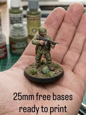 🎖️ Upgrade Your Squad! New FREE 25mm Base Collection! 🎖️ Are you looking to give your army a professional finish? We just launched a brand-new collection on Patreon featuring FREE 25mm Round Bases!  These bases are expertly crafted for 28mm miniatures (1:56 scale) but offer total flexibility—they are fully scalable to fit any project in your hobby queue.  🛠️  Why choose our bases? - Precision Engineering: Designed as a two-part assembly for maximum detail.   - Perfect Fit: Features a 25mm x 2mm bottom disc (customizable) with a customizable 24mm + 4mm top section.   - Pro Tip: For the best results, print the base components together with your miniature to ensure perfect feet-to-surface adhesion! 🖨️✨   Ready to print and easy to use. Head over to our Patreon now to grab your set and start building! 🚀 #miniaturepainting #3dprinting #tabletopgaming #wargaming #patreoncreator