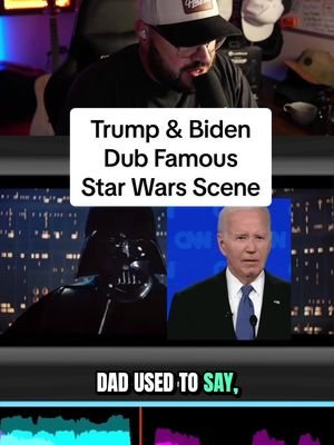 Trump and Biden Dub Famous Star Wars Scene… Which line is your favorite? #choicervoicer #dub #starwars #trumpimpression #voiceover 