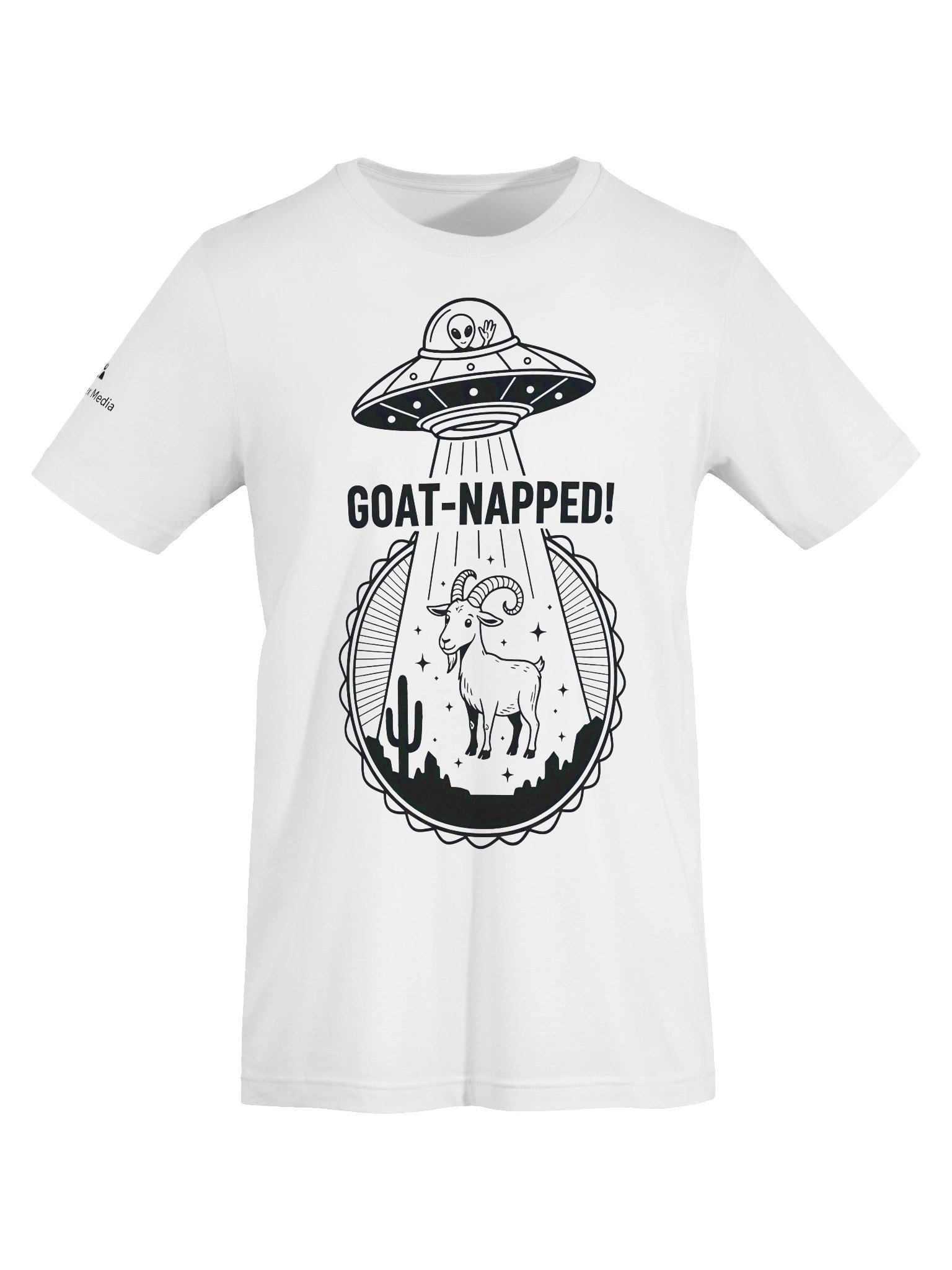 Goat-Napped Alien Abduction Tee - Light Colors product image (104)