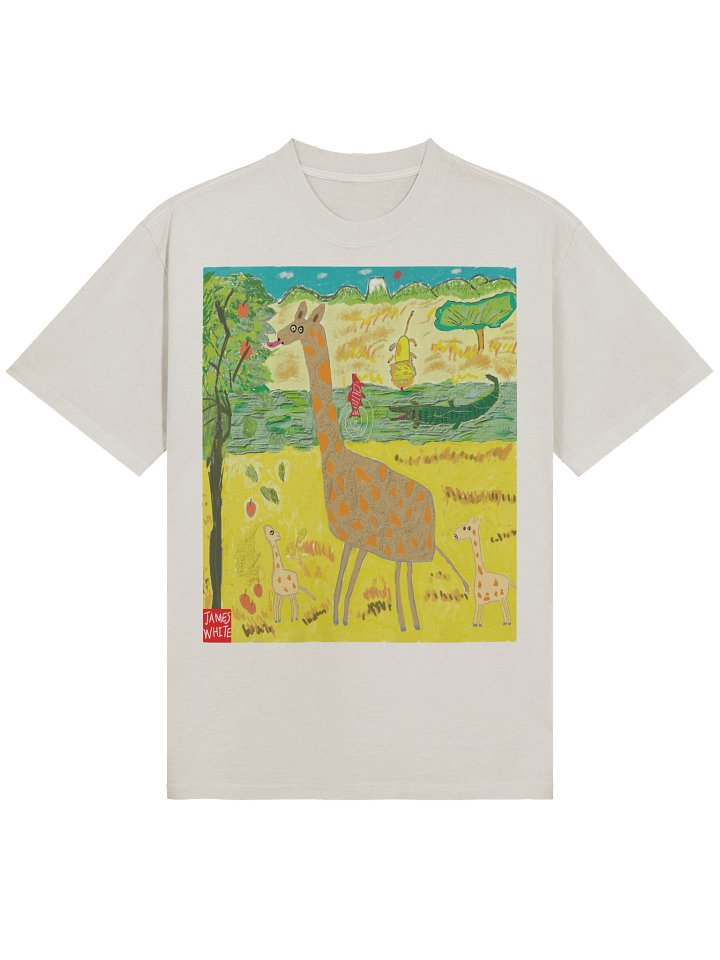 AS Colour Premium Oversized Faded T-Shirt：africa animals product image (3)