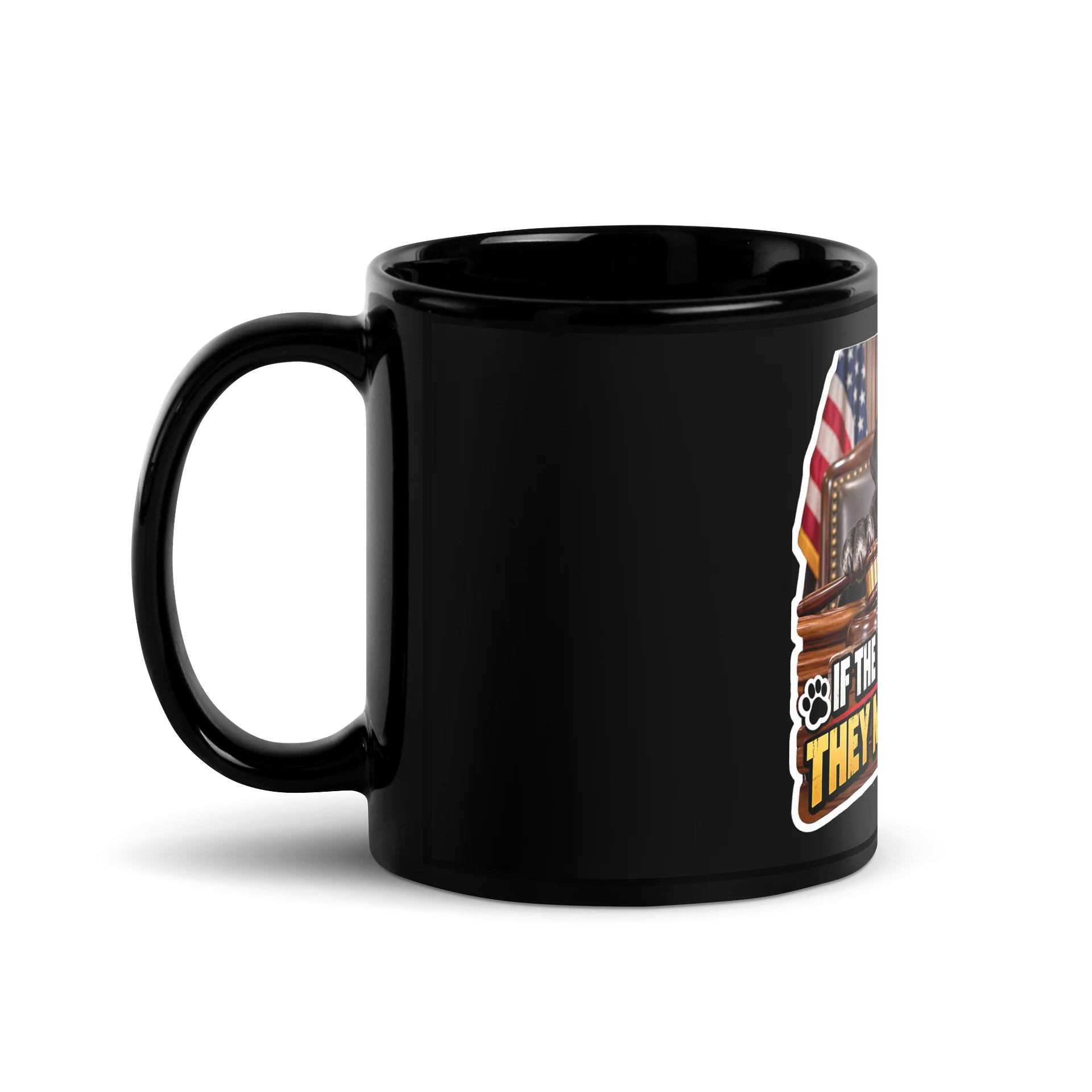 Oreo's Defense Team – If the Paw Don't Fit Mug product image (1)