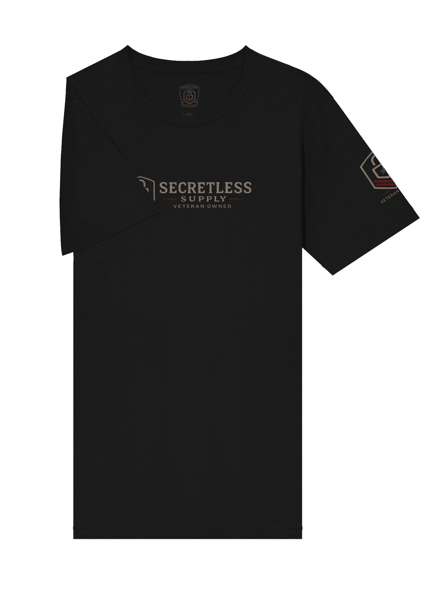 Red, white, and redacted T-shirt product image (5)