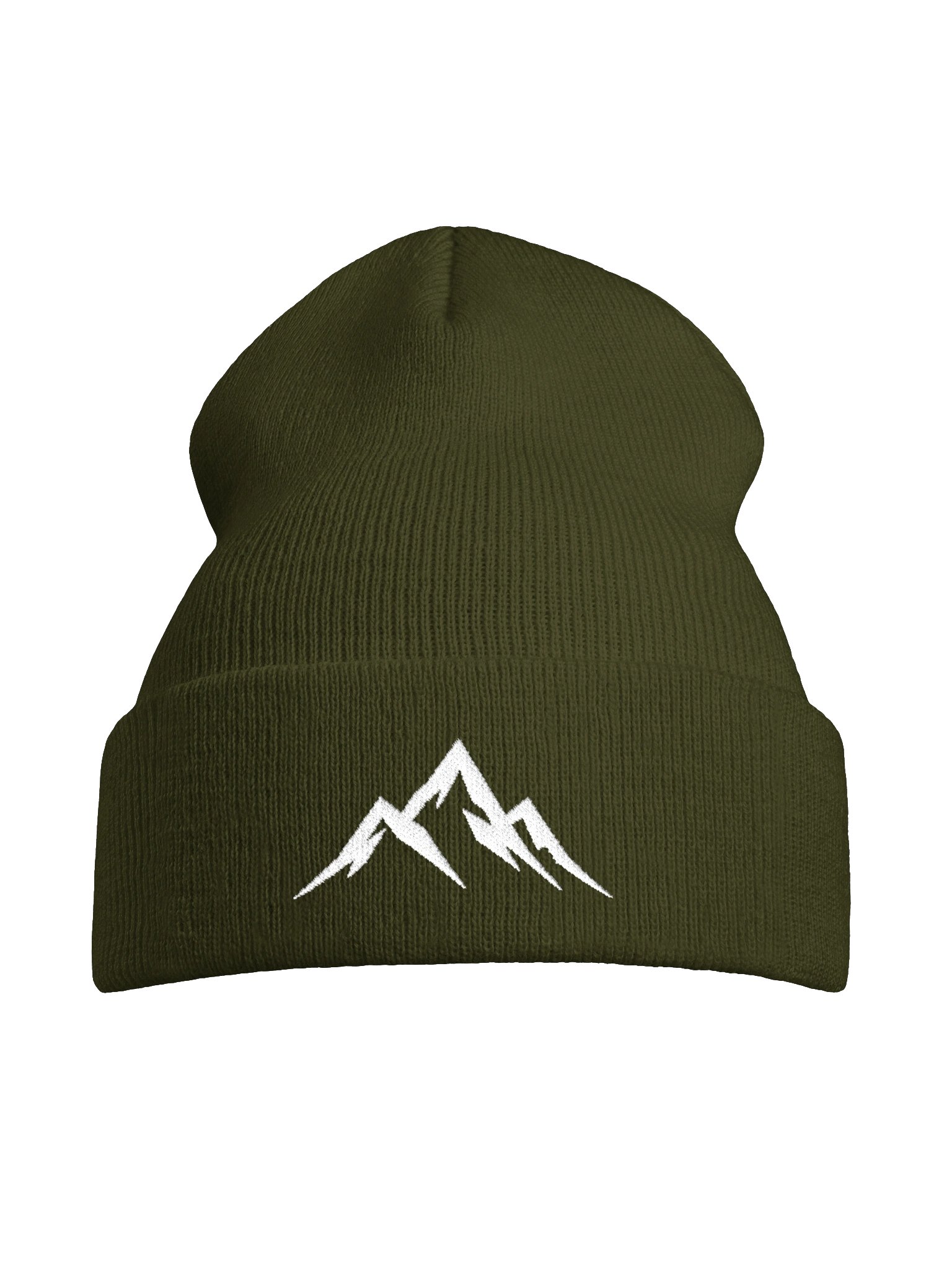 ORLUMIQ Signature Mountain Beanie | Embroidered Cuffed Knit Winter Hat product image (7)