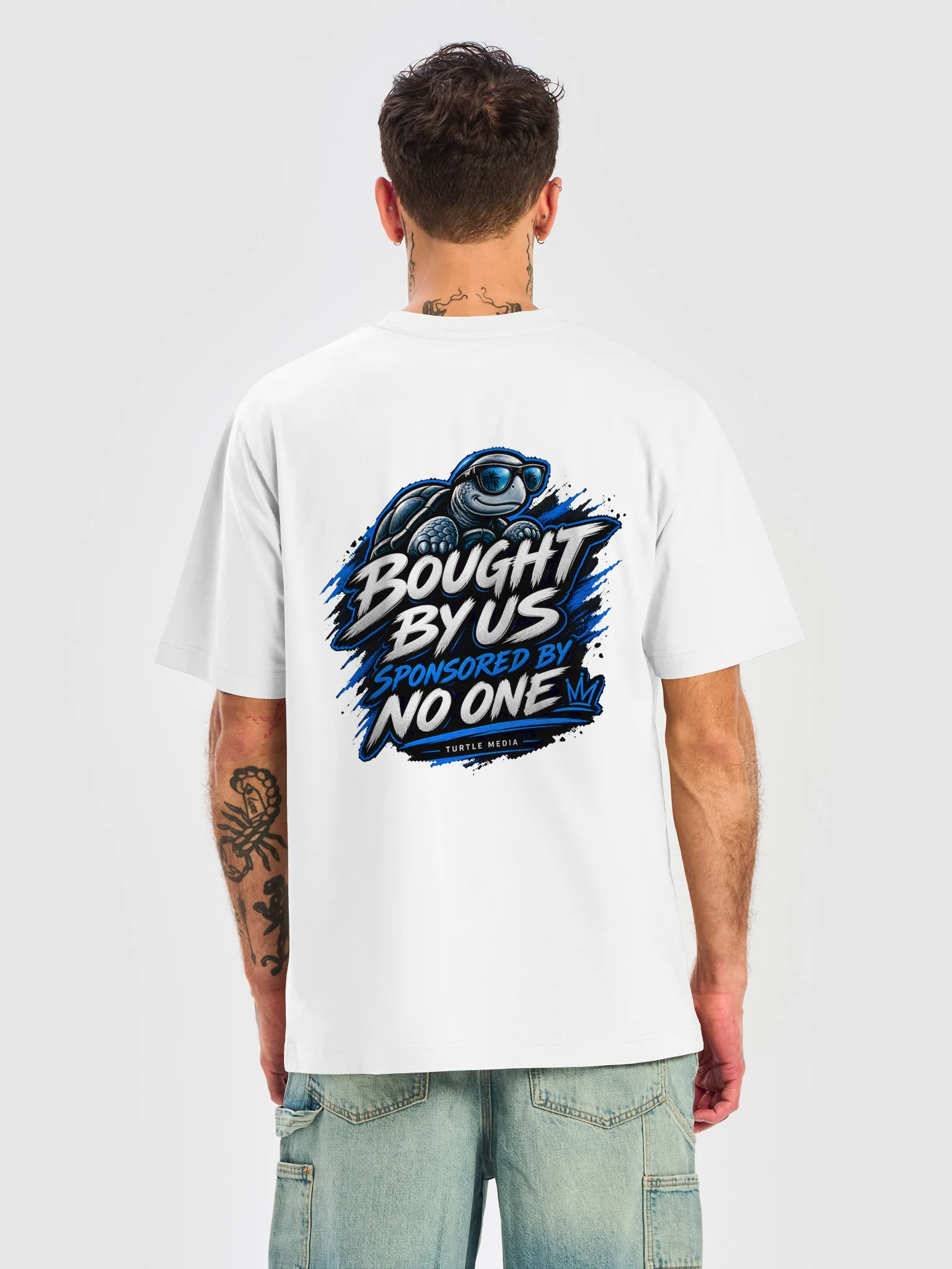 Turtle Media Heavy Tee (Sponsored by No-one collection) product image (6)