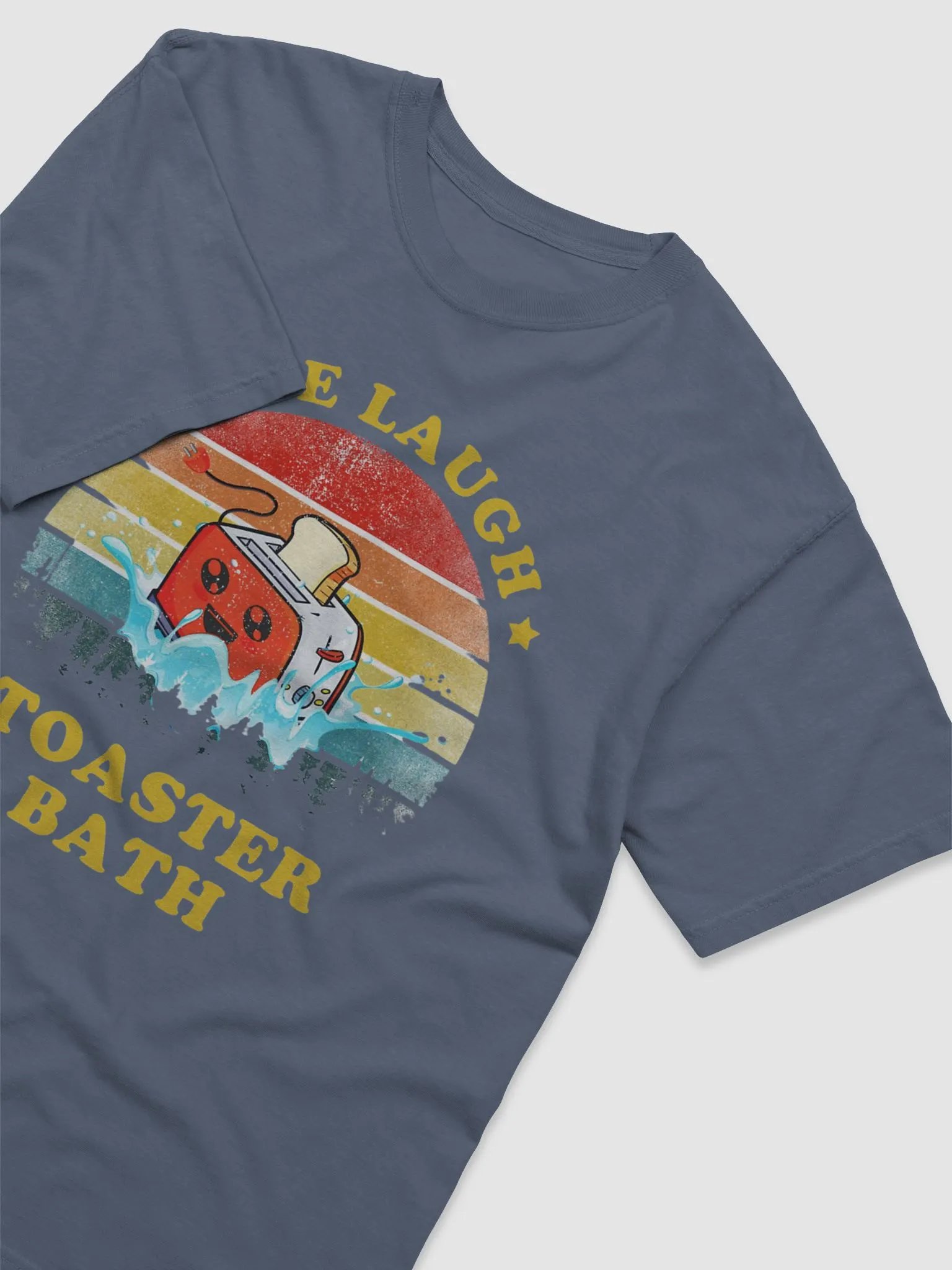 Live, Laugh, Toaster Bath - Dark Humor for the Brave of Heart Men's Tee product image (3)