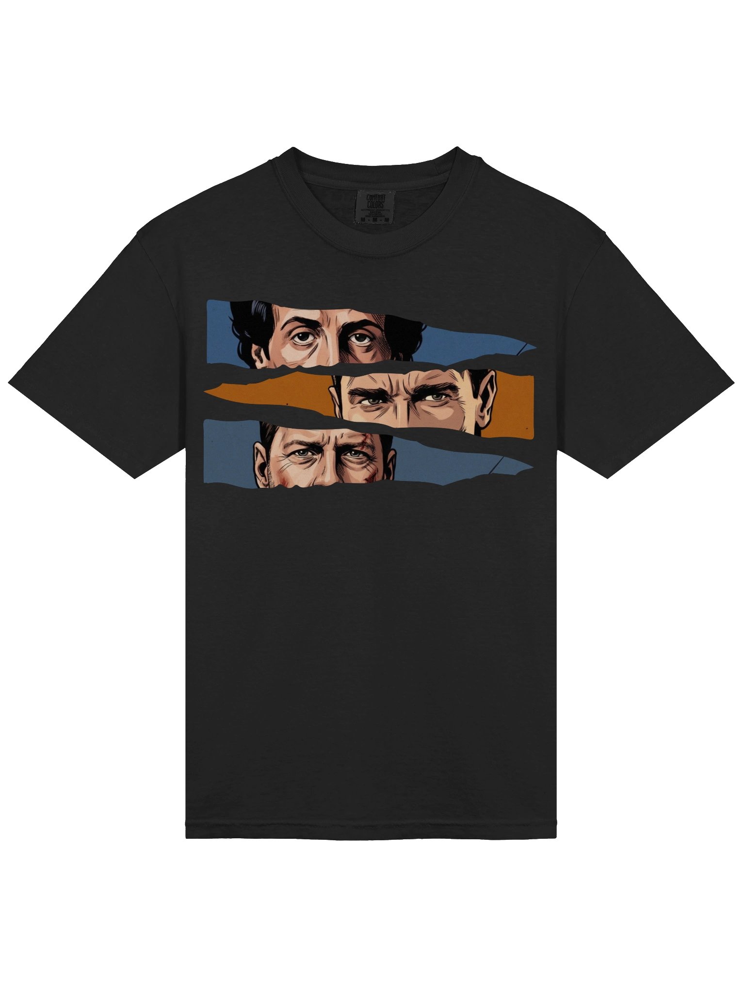 Stallone, Schwarzenegger, Willis Eyes T-Shirt product image (10)