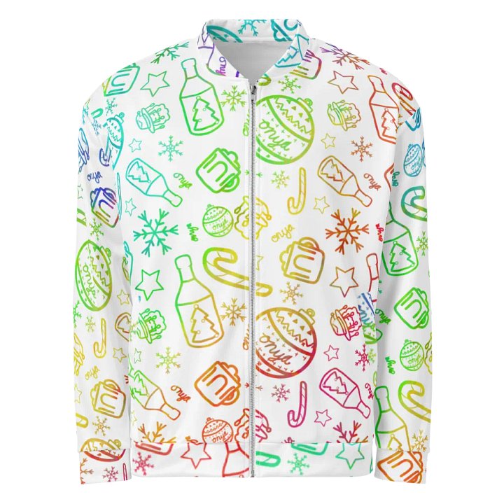 Limited Edition Christmas Rainbow Bomber Jacket product image (1)