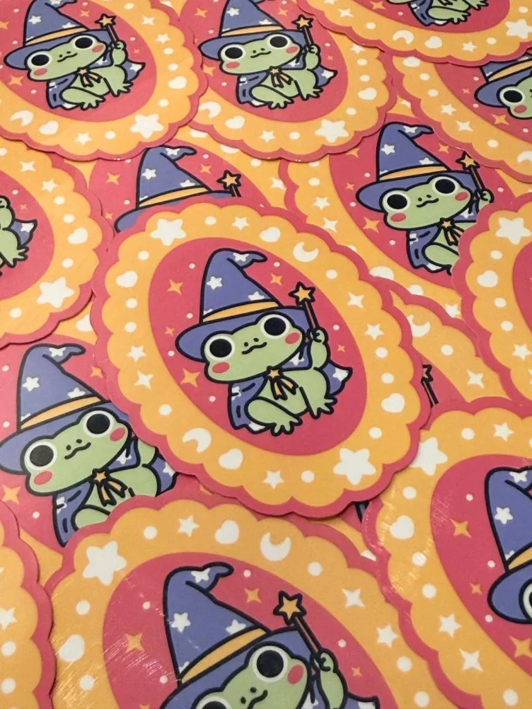 Frog Wizard Sticker product image (1)