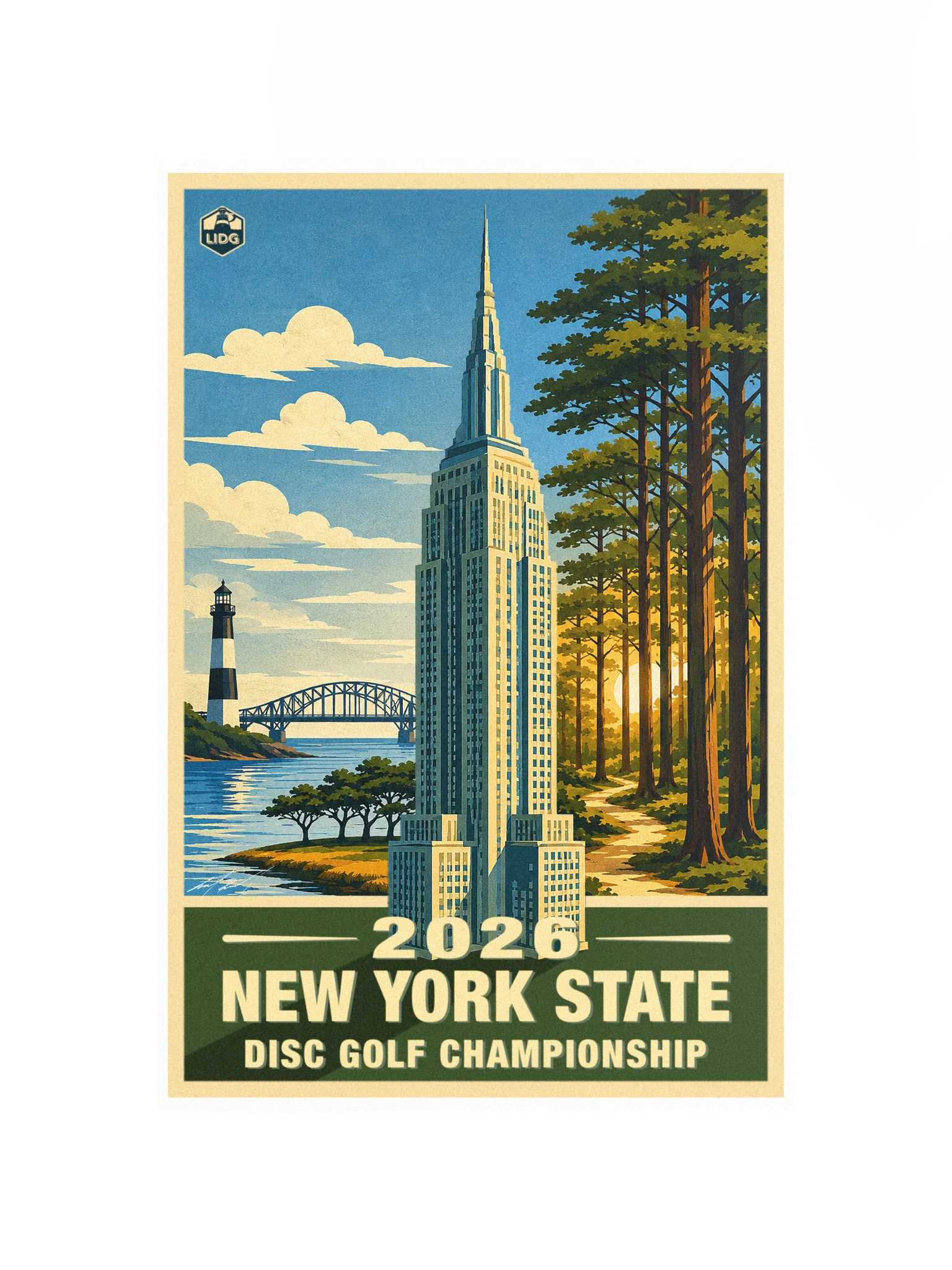 New York State Disc Golf Championship – Poster product image (5)