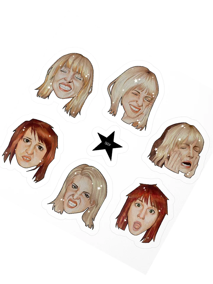 yelyah expressions v3 sticker sheet! product image (3)