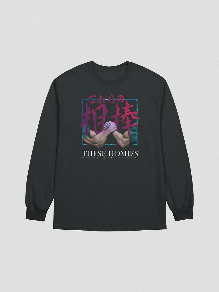 These Homies Long Sleeve (Black + Grey) product image (2)