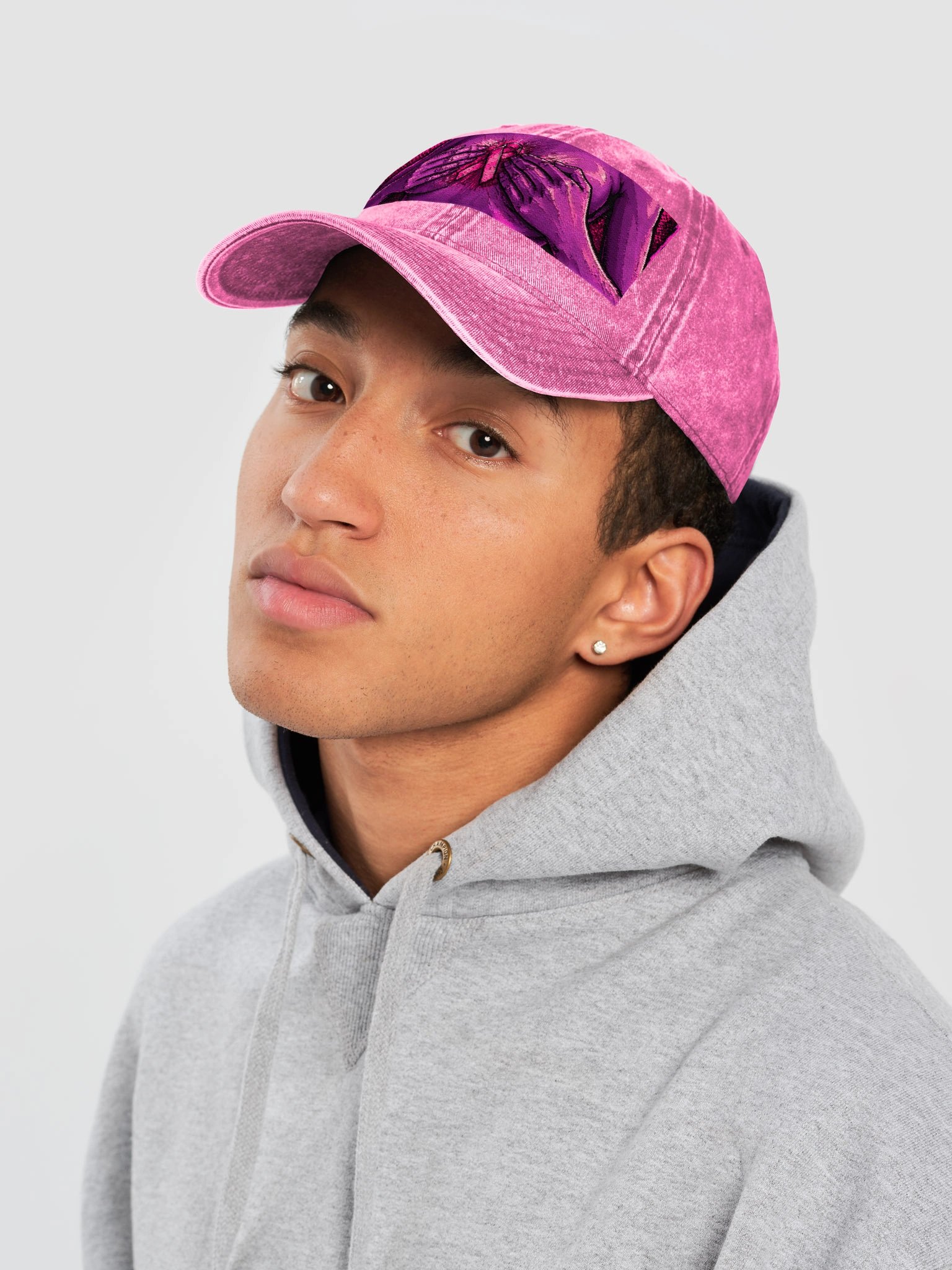 Breast Cancer Awareness Denim Cap product image (3)