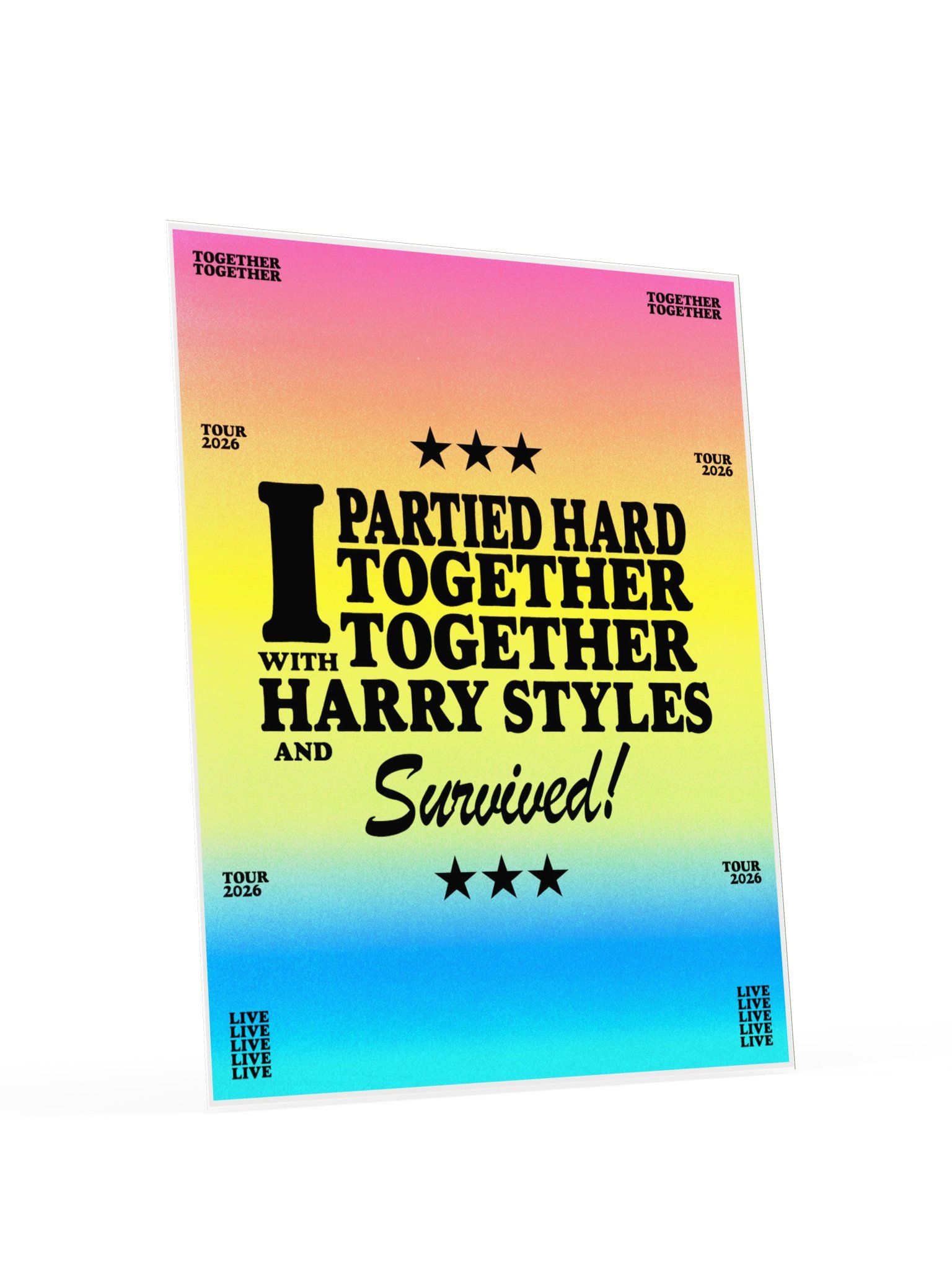 Partied Together Together Poster product image (4)