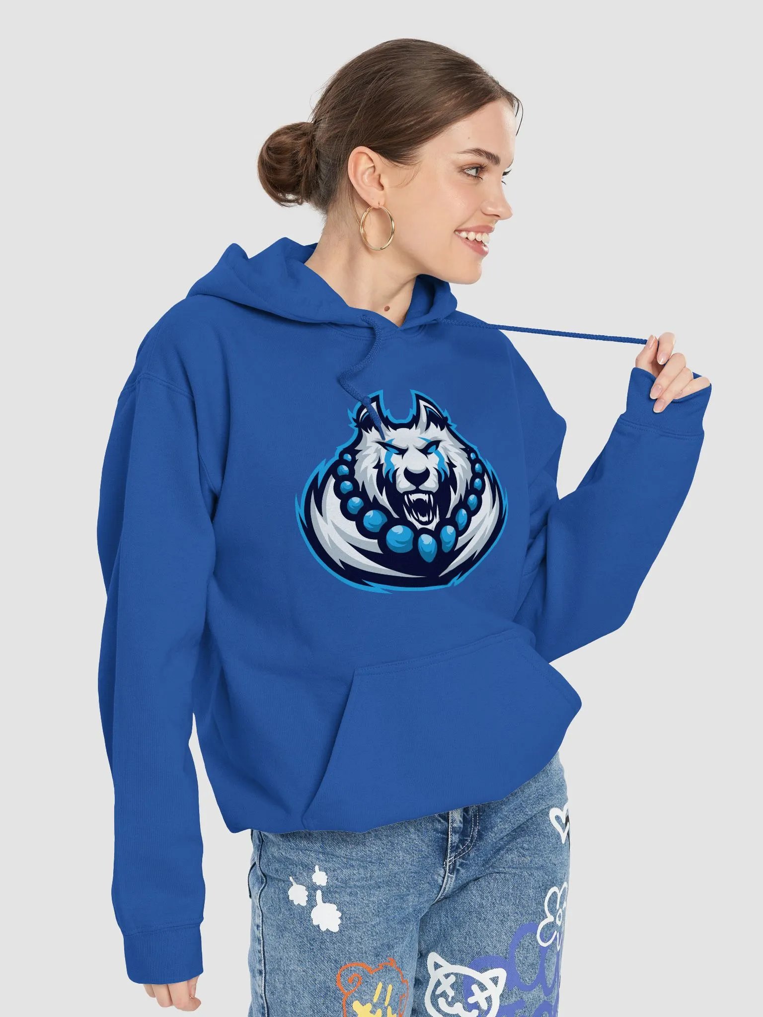 Arctic Wolf Emblem Hoodie product image (7)