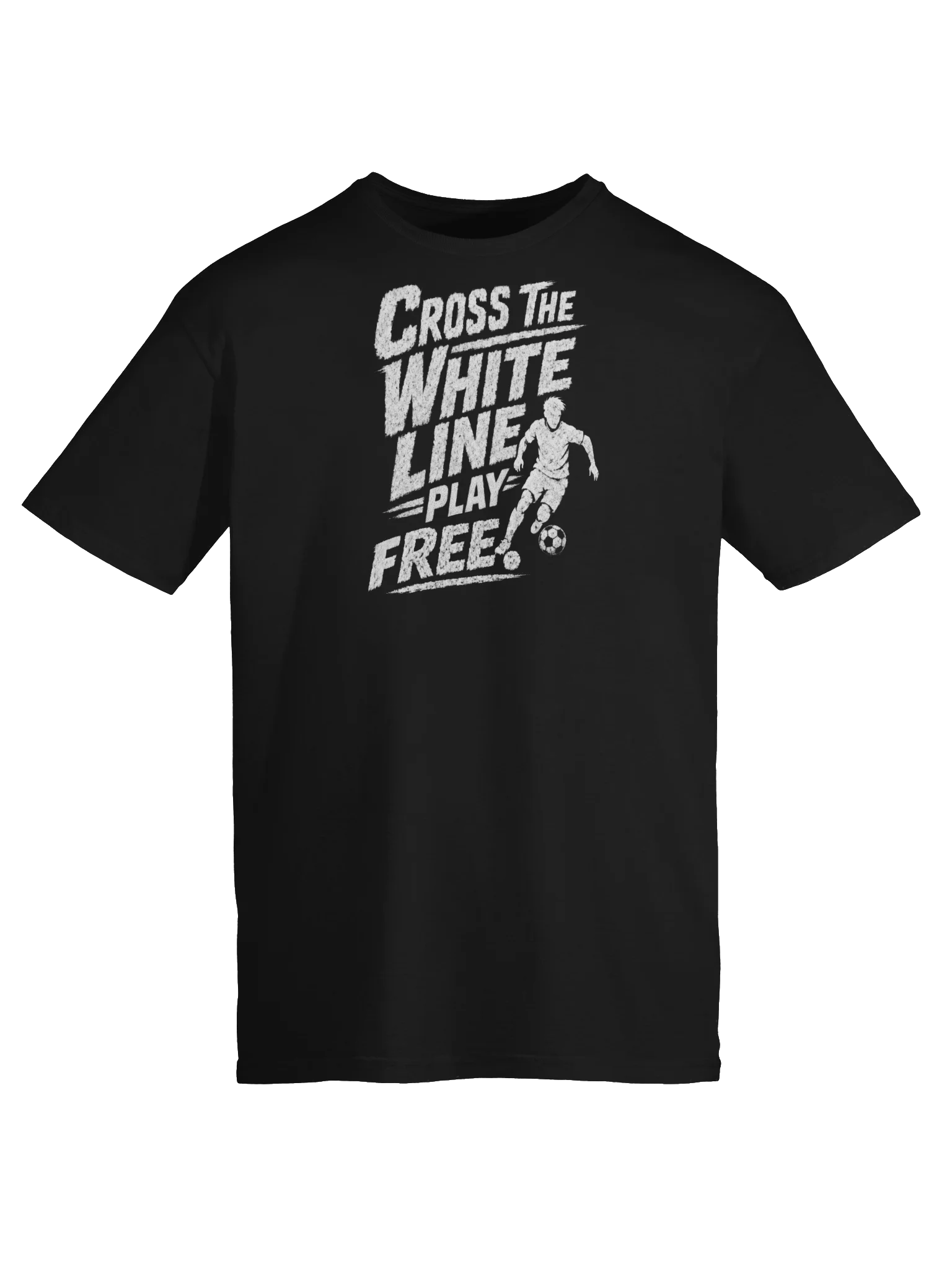 Cross the White Line Soccer Graphic Tee product image (5)
