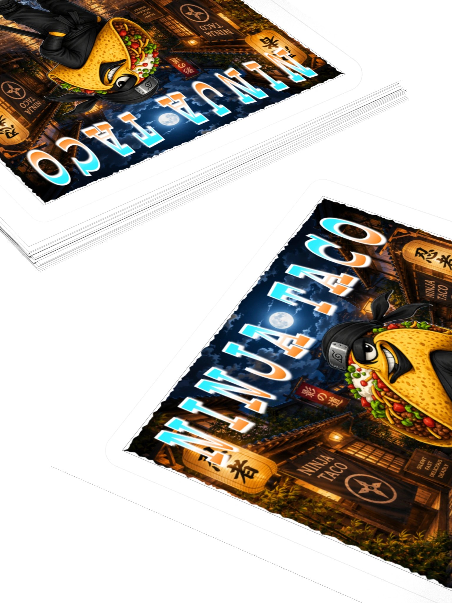 Ninja Taco Kiss Cut Stickers - The Taco Family product image (11)