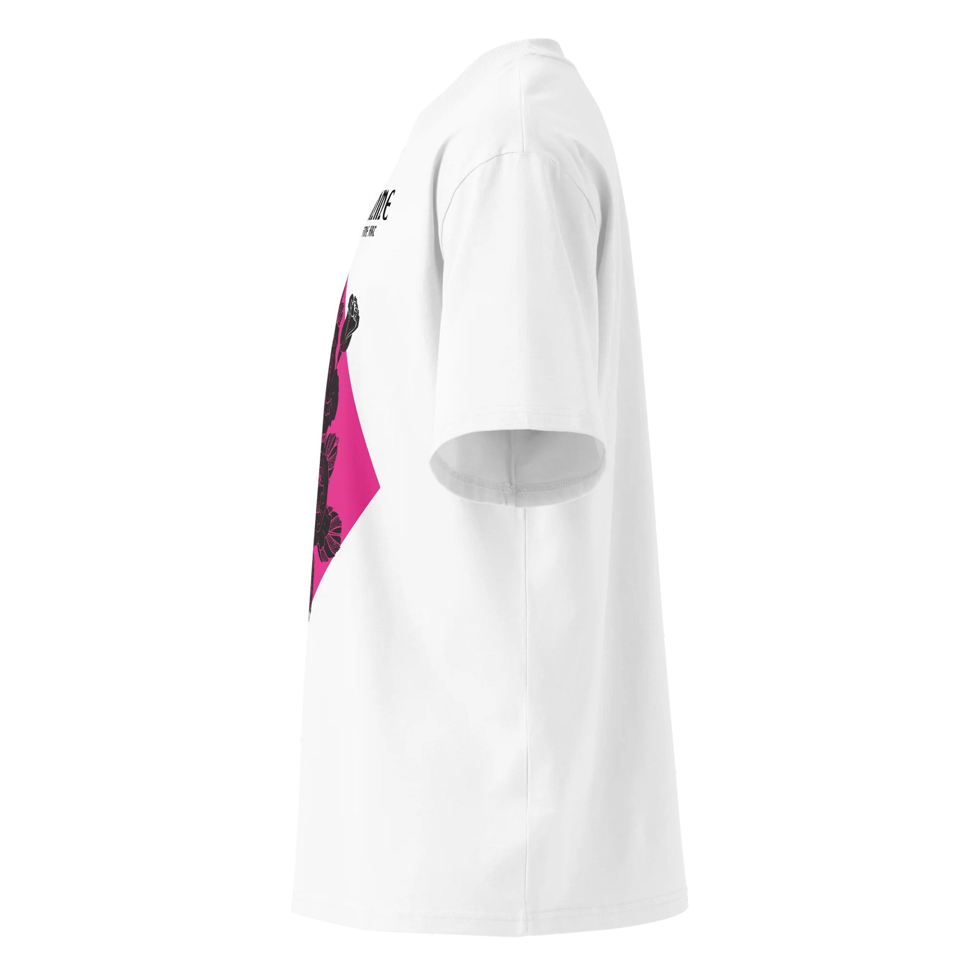 Where Women Define Art – Rose Emblem Oversized Tee product image (4)