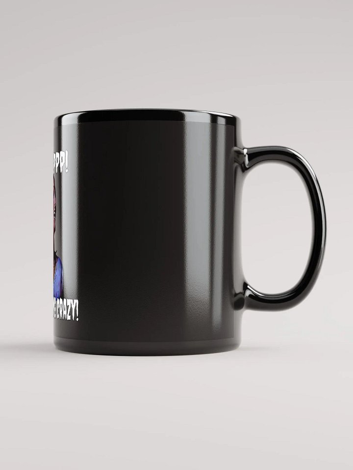 Help! my pussy's gone crazy! Black Glossy Mug product image (2)