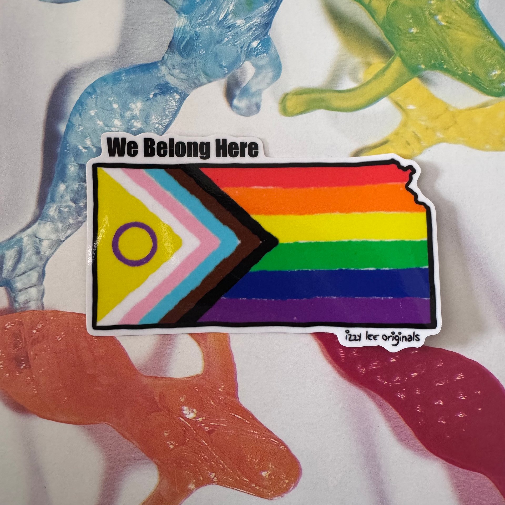 We Belong Here Sticker - Kansas product image (1)