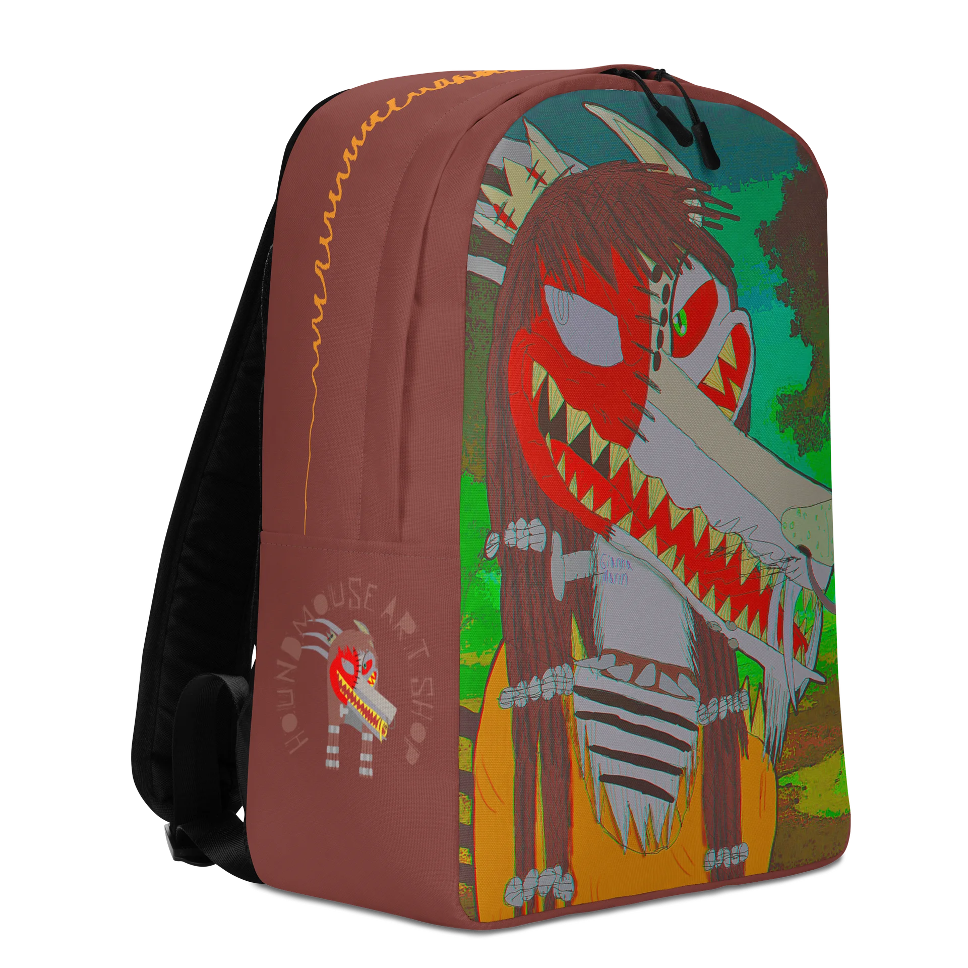 Maceo Grins All-Over Print Backpack product image (3)