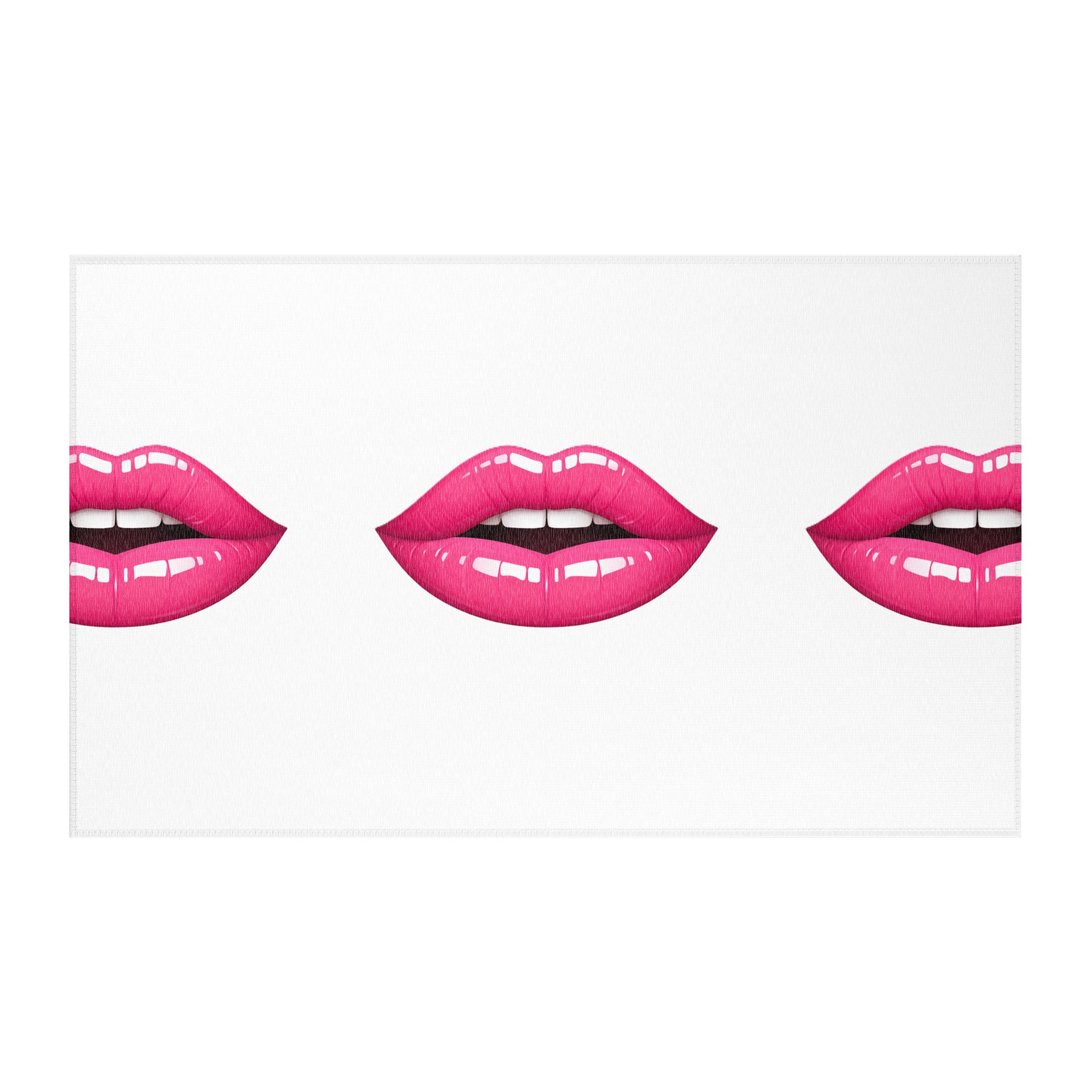 Triple Lips Office Rug 36″×60″ product image (1)