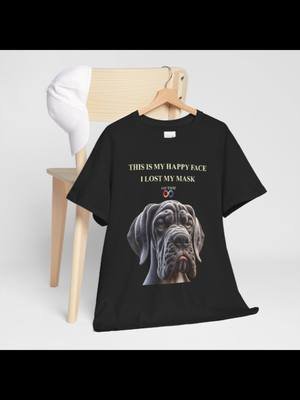 Celebrate neurodiversity with this bold and expressive autism-themed shirt! Featuring a soulful dog illustration and the empowering message 'THIS IS MY HAPPY FACE I LOST MY MASK' alongside #AUTISM, this design speaks to authenticity, acceptance, and strength. Available in black and white, it's the perfect gift for someone special or a meaningful addition to your own collection. Wear it loud, wear it proud!