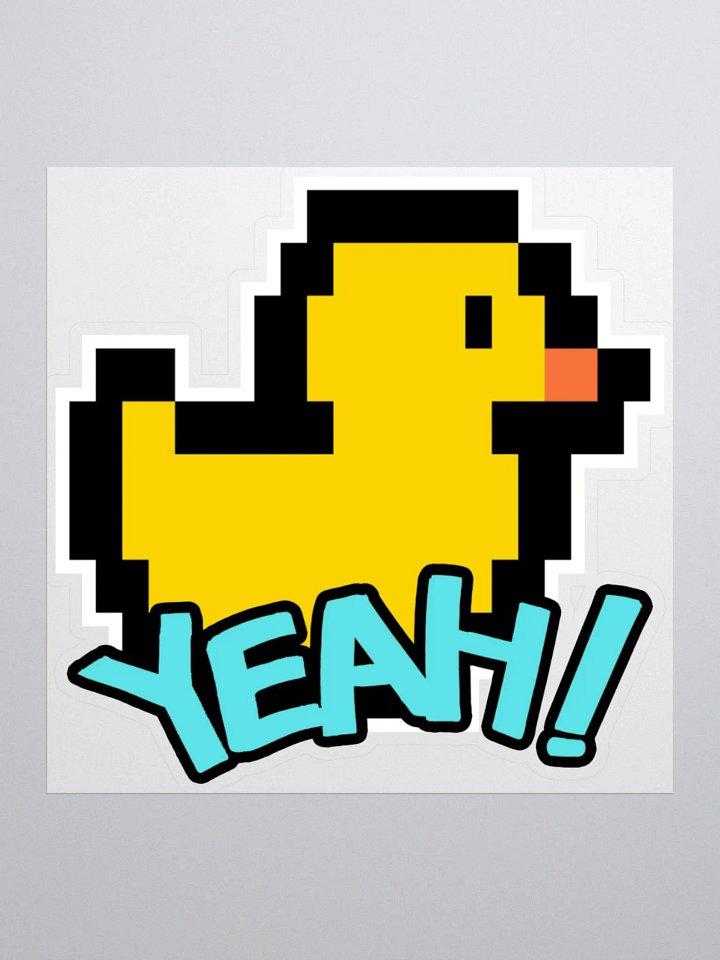 MrsR3v's Big Duck Sticker product image (1)