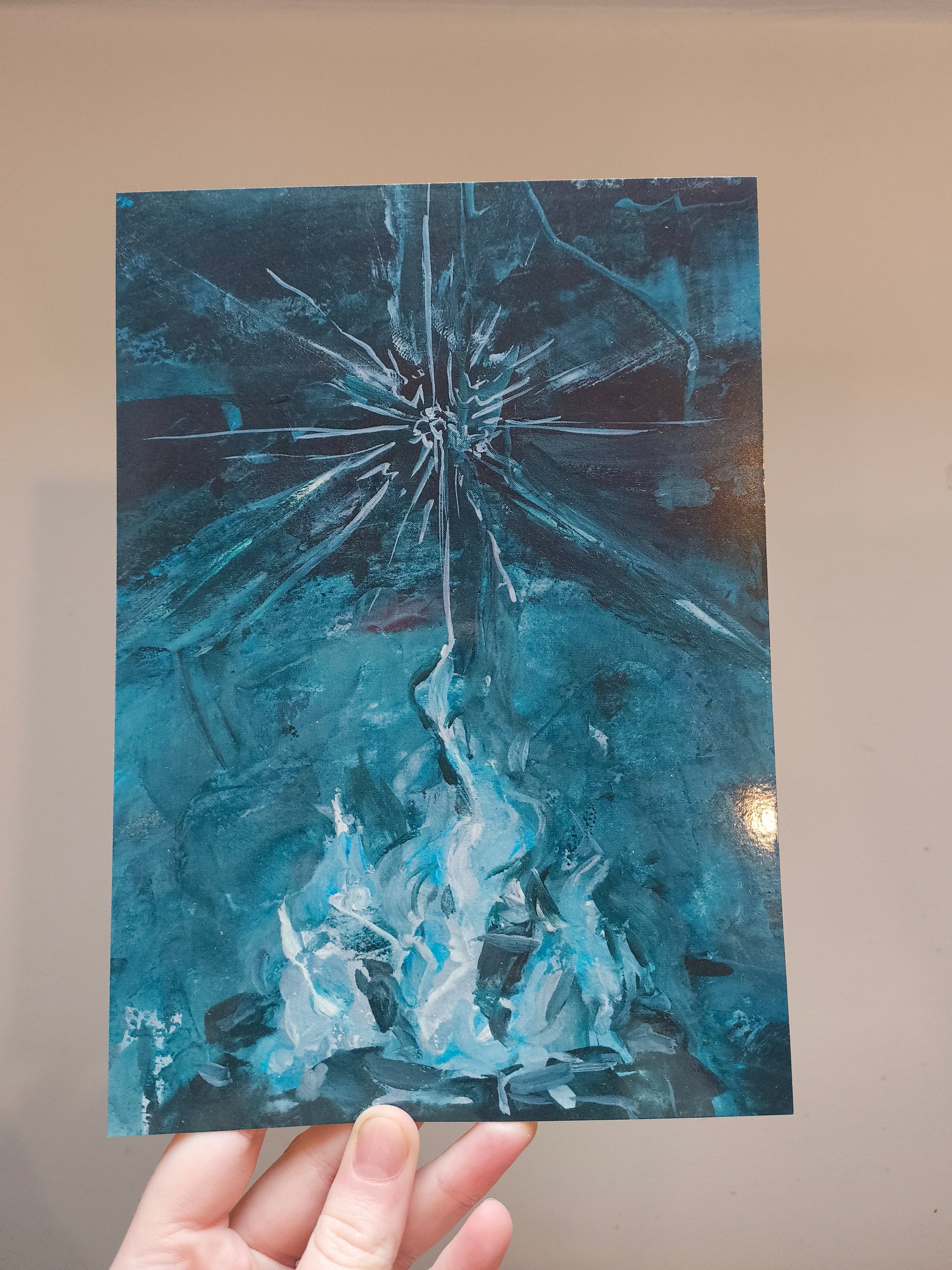 Art print “Eye and Fire” product image (1)