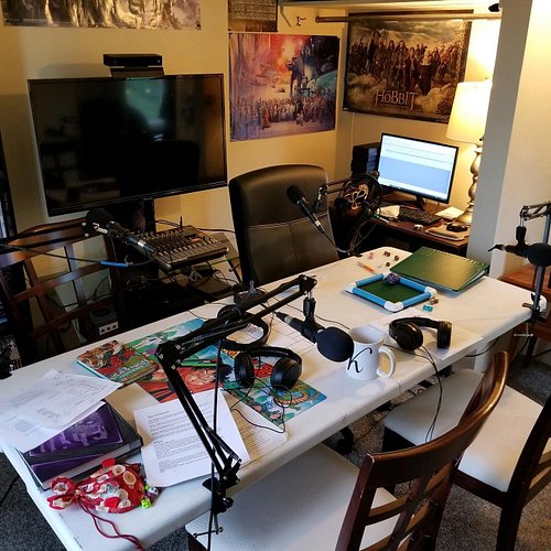 Here is our current setup! Look at that big Mixer!!