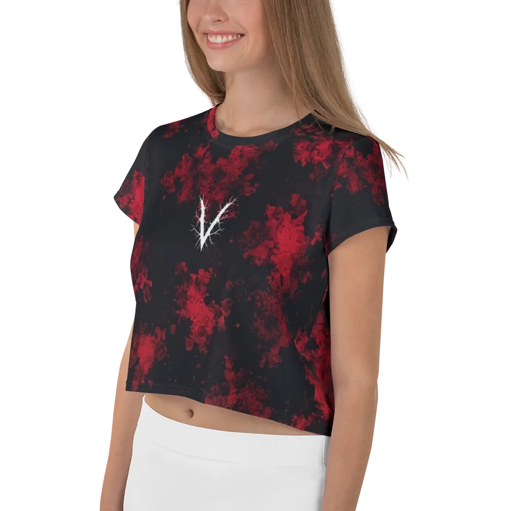 Crimson Abyss Crop Tee product image (3)