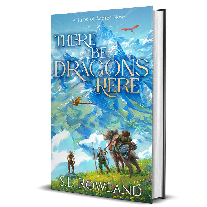 There Be Dragons Here Signed Hardcover product image (1)