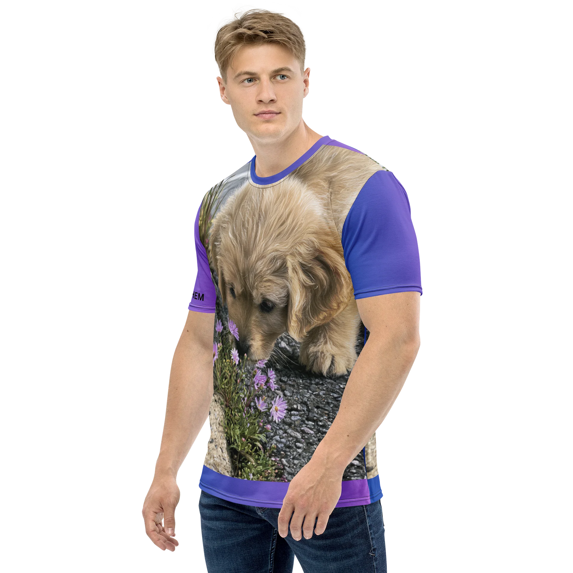 Pups & Posies: CRACKS All-Over Print Humor Tee product image (3)