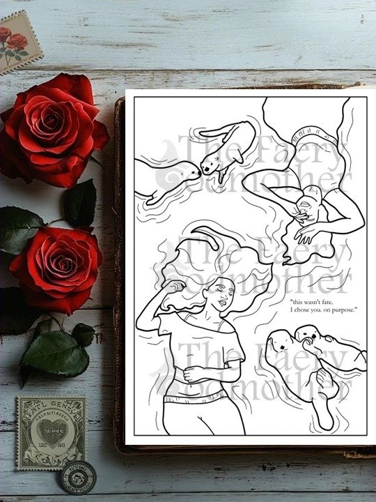 February '26 Coloring Page - Color the Divine product image (1)