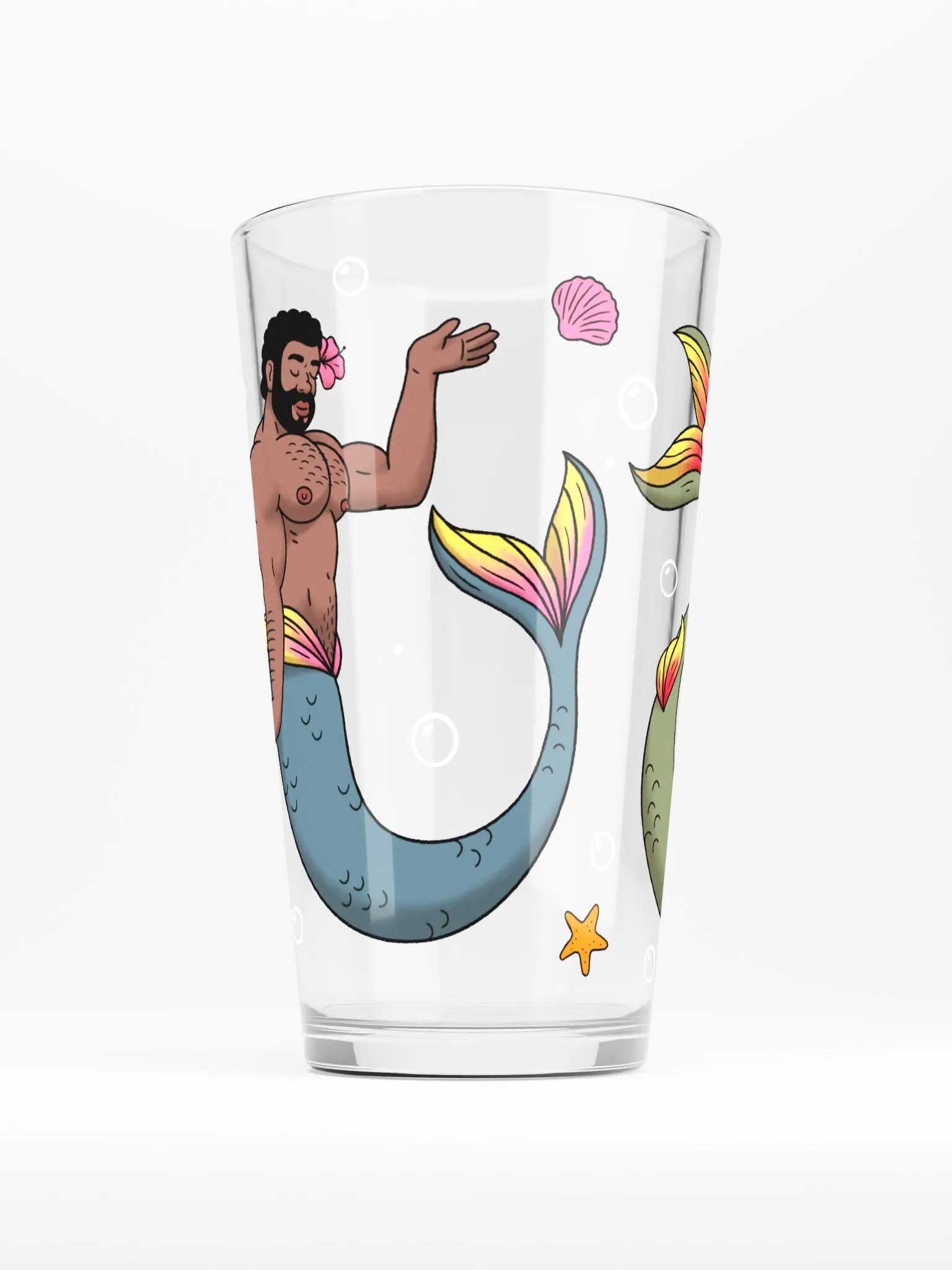 Merman Pint Glass product image (3)
