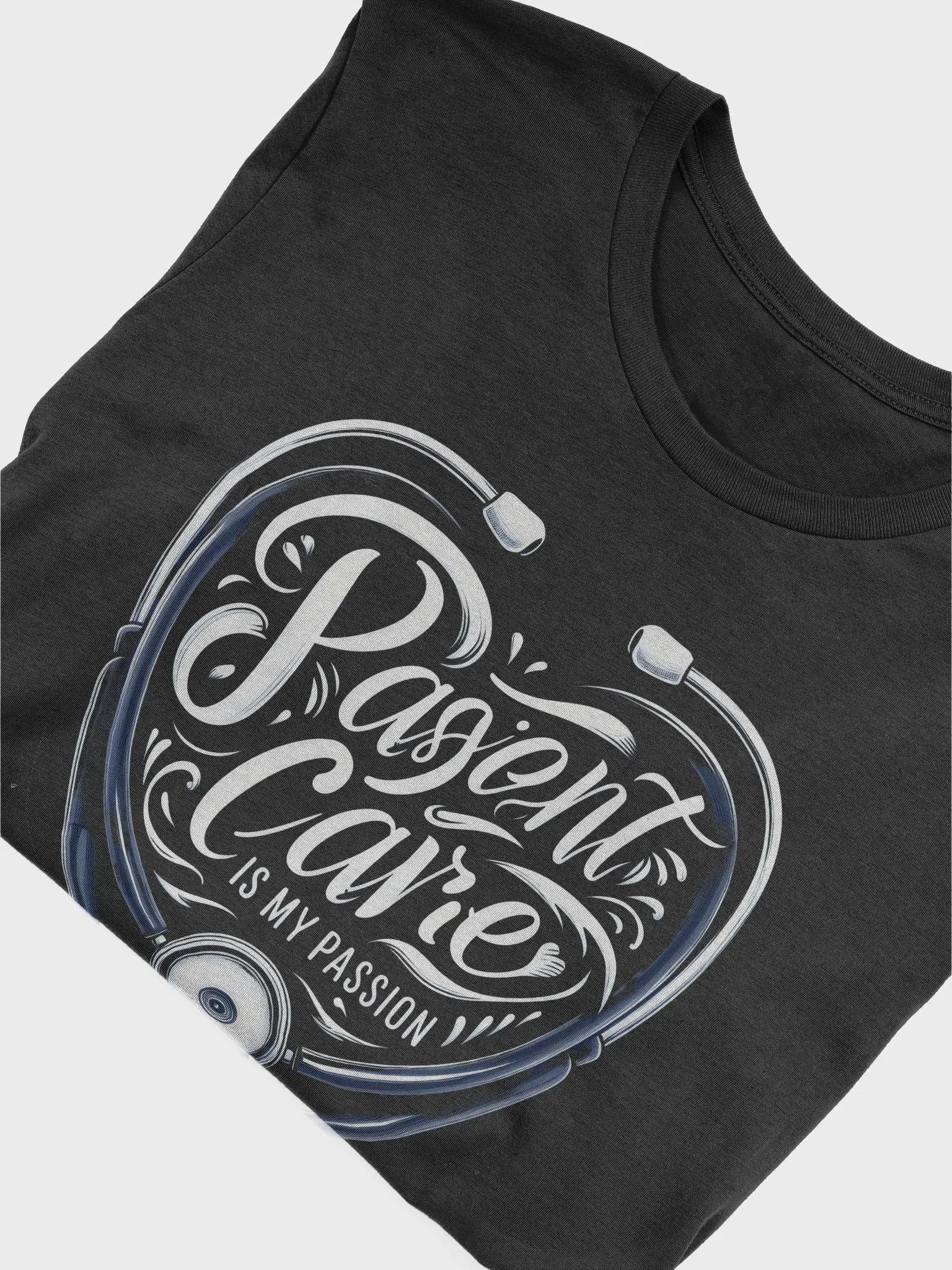 Passion for Patient Care Heart Stethoscope T-Shirt product image (55)