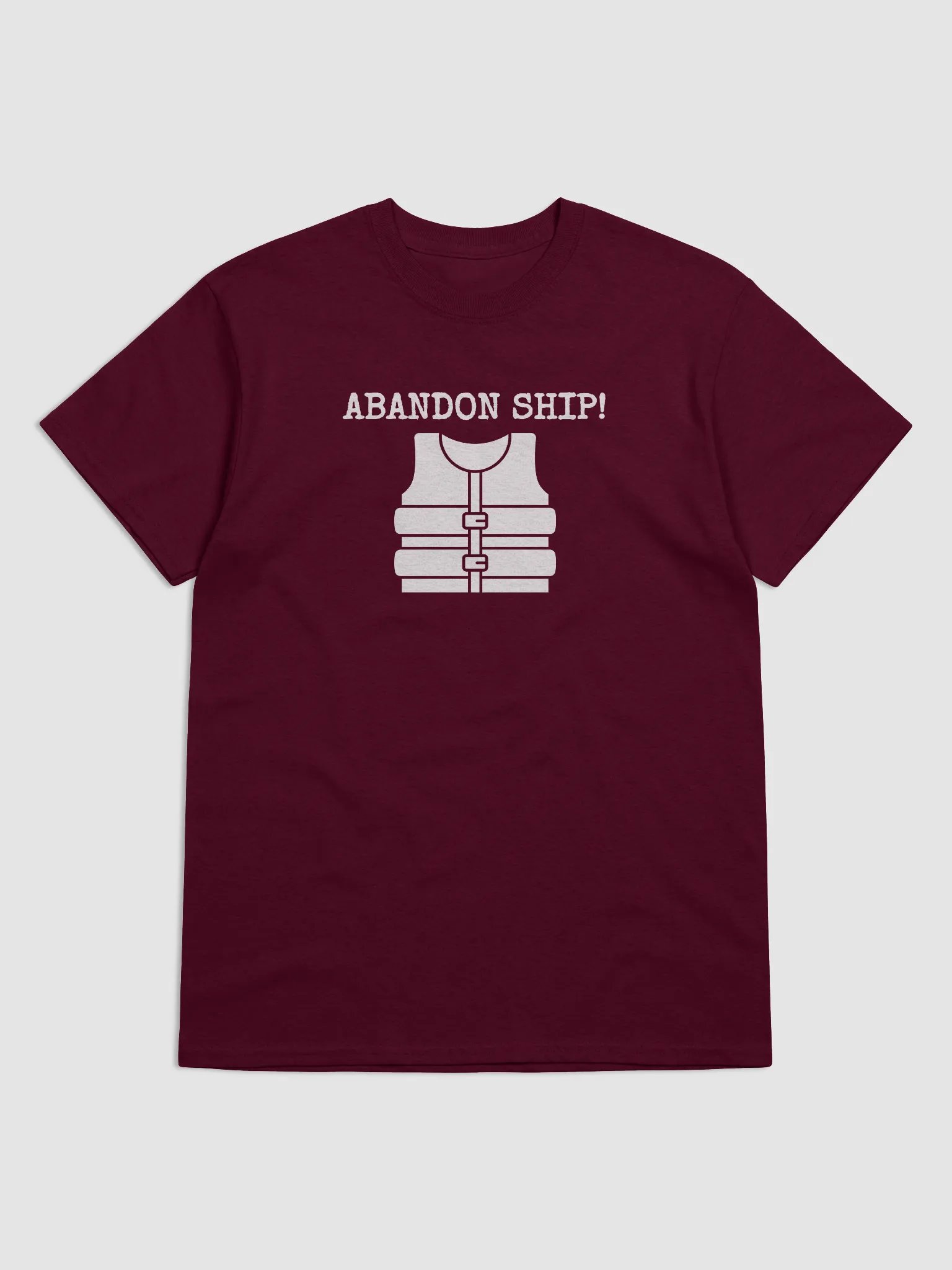 Abandon Ship Lifejacket T-Shirt product image (1)