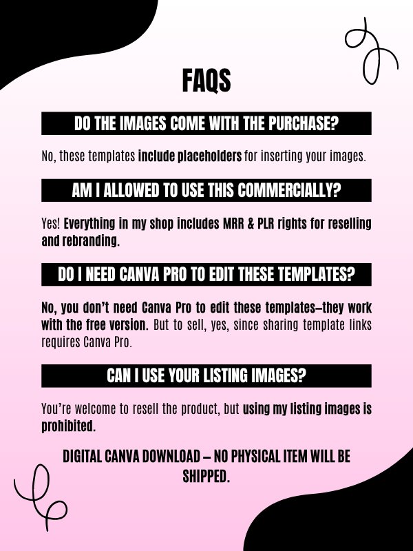 MRR/PLR Minimal Pink eBook Template product image (9)