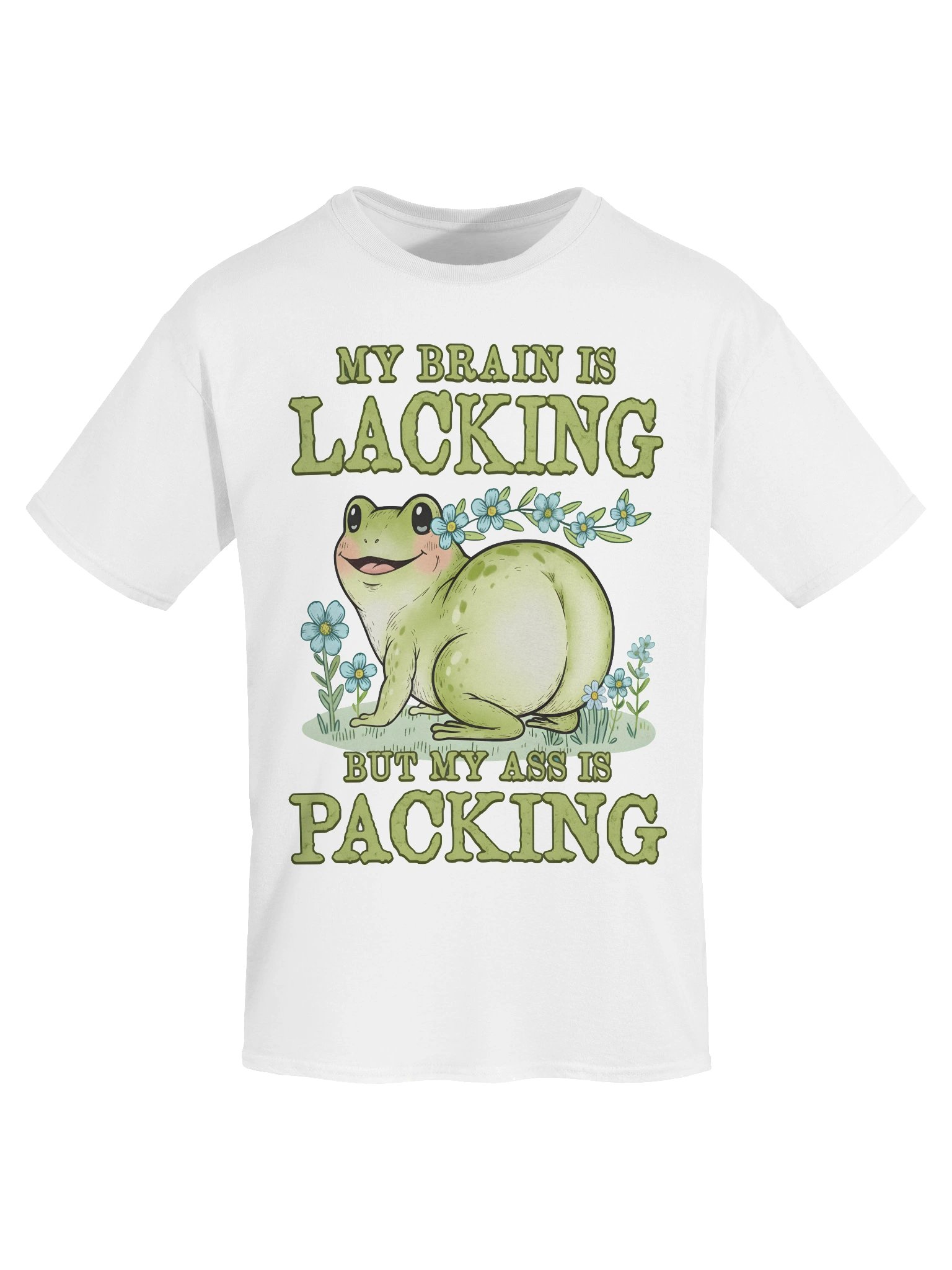 My Brain Is Lacking But My Ass Is Packing Shirt product image (8)