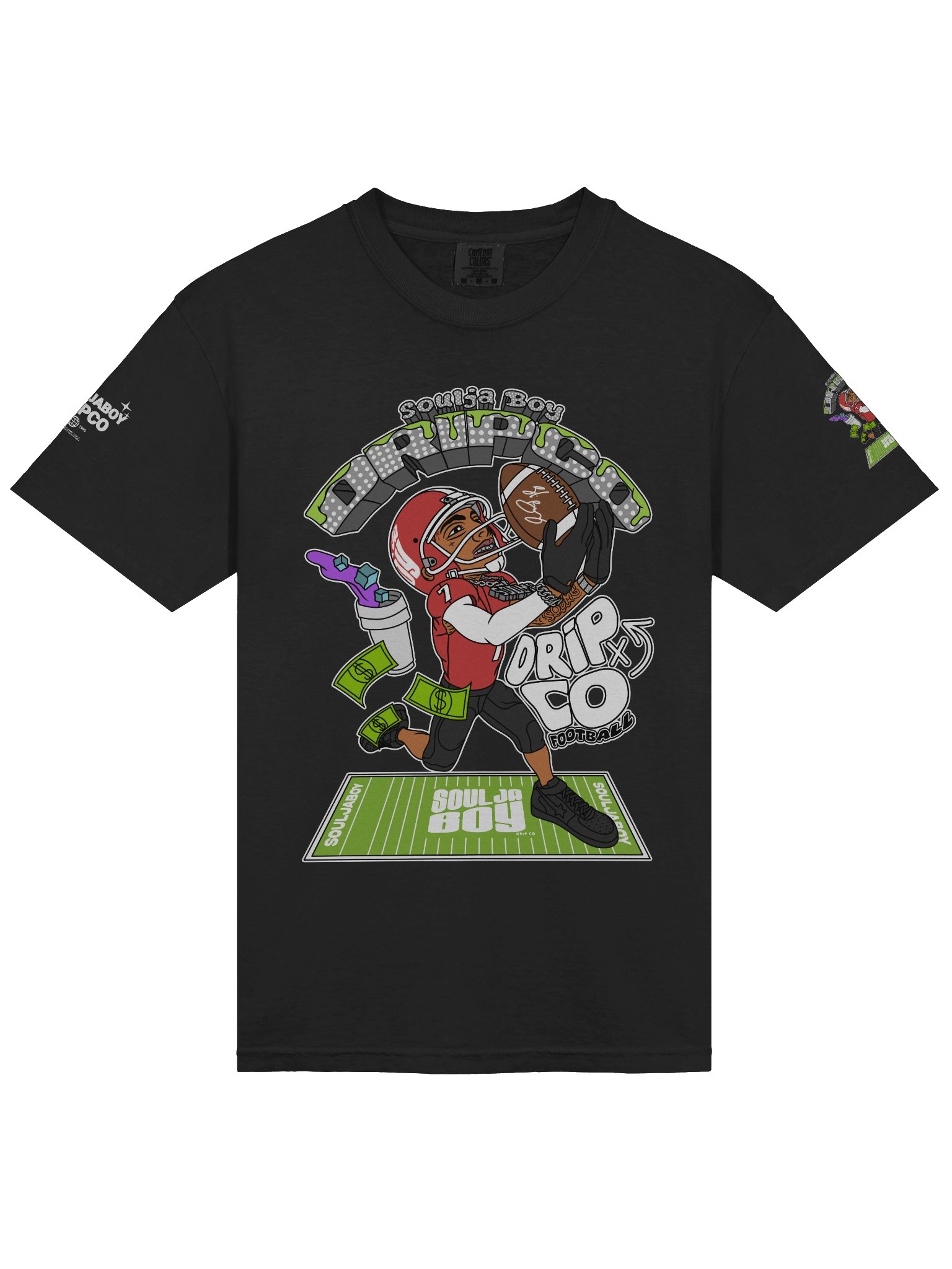 SOULJABOYDRIPCO FOOTBALL TEE product image (3)