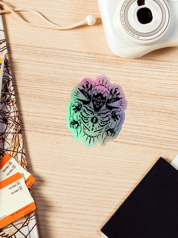 Biblically Accurate Possum Holo sticker product image (2)