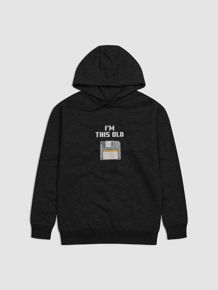 Vintage Floppy Disk 'I'm This Old' Unisex Hoodie product image (6)