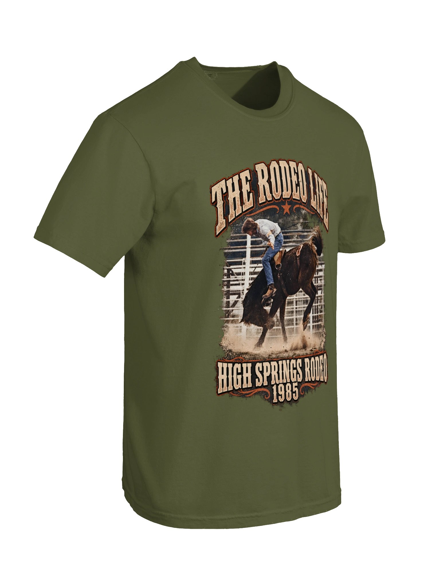 Vintage Bronc Riding Shirt — High Springs Rodeo 1985 | Broken Arena™ product image (11)