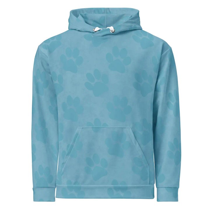 Pawsome Blue All-Over Hoodie product image (1)
