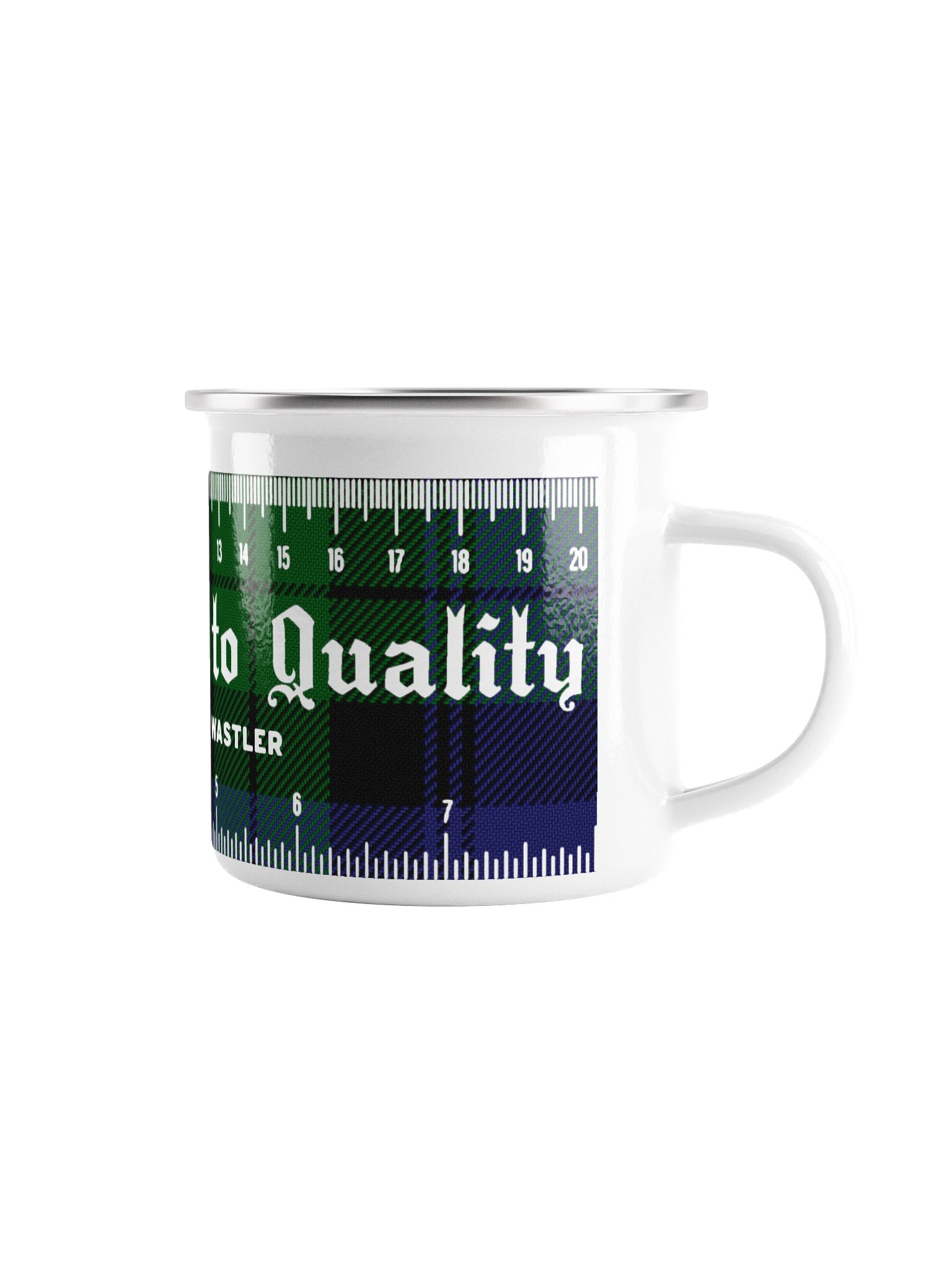 Ruler Mug in Black Watch Plaid product image (1)